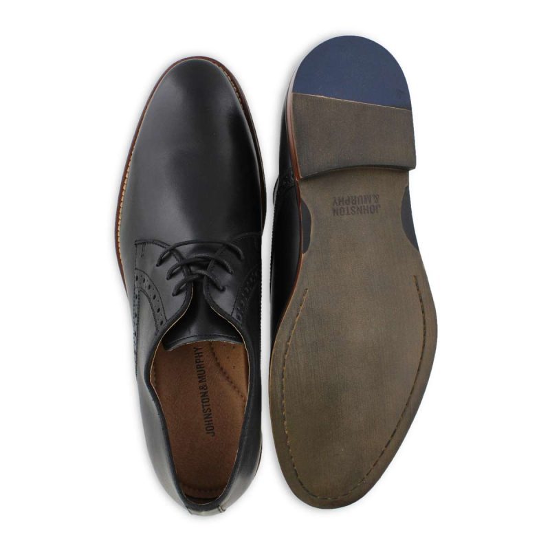 Conard Plain Toe JOHNSTON AND MURPHY BLACK 3